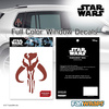 FanWraps Mandalorian Skull Window Decal