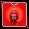 Funko Pop &quot;Red Chrome&quot; Boba Fett Keychain...