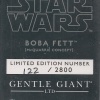 Gentle Giant Boba Fett Ralph McQuarrie Concept Deluxe...