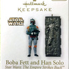 Hallmark Boba Fett and Han Solo Ornaments (2010)