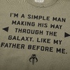 Heroes & Villains Simple Man Quote T-Shirt