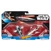 Hot Wheels Star Wars Slave I vs. Jedi Starfighter Starship...