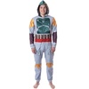 Intimo Boba Fett Hooded Costume Union Suit One-Piece...