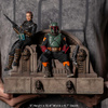 Iron Studios Boba Fett and Fennec Shand on Throne Deluxe...