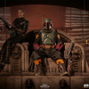 Iron Studios Boba Fett and Fennec Shand on Throne Deluxe...