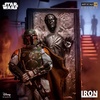 Iron Studios Boba Fett and Han Solo in Carbonite Deluxe...