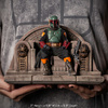 Iron Studios Boba Fett on Throne Deluxe Statue