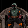 Iron Studios Boba Fett on Throne Deluxe Statue