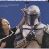 Jango Fett (Temuera Morrison) with a small fan