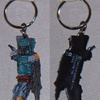 Flat Rubber Boba Fett Keychain (1997)