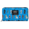 Loungefly Star Wars Action Figures AOP Zip Around Wallet