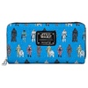 Loungefly Star Wars Action Figures AOP Zip Around Wallet