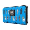 Loungefly Star Wars Action Figures AOP Zip Around Wallet