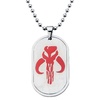 Mandalorian Symbol Stainless Steel Dog Tag