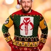 Merry Mandalorian Knitted Christmas Sweater