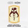 Regal Robot Mythosaur Symbol Wood Art Plaque