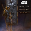 Sideshow Collectibles Boba Fett and Han Solo in Carbonite