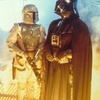 Star Wars Authentics Boba Fett and Darth Vader Photo...