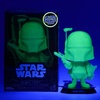 Star Wars Cosbaby Boba Fett (Glow-In-The-Dark Green...