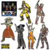 Star Wars: The Clone Wars Bounty Hunters Enamel Pin...