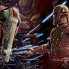 Slave I and Boba Fett in the &quot;Star Wars: The Force...