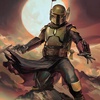 &quot;The Book of Boba Fett&quot; Boba Fett on Tatooine Wall Poster