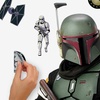 &quot;The Mandalorian&quot; Boba Fett Peel and Stick...
