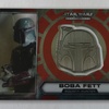 Topps Star Wars Chrome Perspektives Boba Fett Helmet...