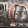 Star Wars Chrome Perspectives Boba Fett Helmet Medallion,...