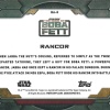 Topps The Book of Boba Fett BA-8 Rancor