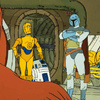 Boba Fett with Chewbacca and C-3PO