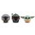 Bitty Boomers The Mandalorian, Grogu, and Boba Fett Bluetooth Speakers (The Mandalorian)