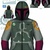 Mock-up for the Mad Engine Boba Fett Fleece Hoodie