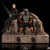 Iron Studios Boba Fett and Fennec Shand on Throne Deluxe Statue