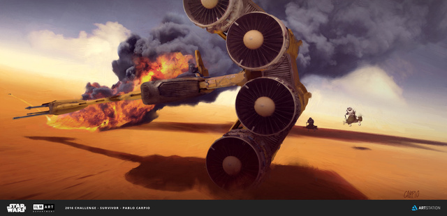 2016 ILM Art Department Challenge Entry by Pablo Carpio  