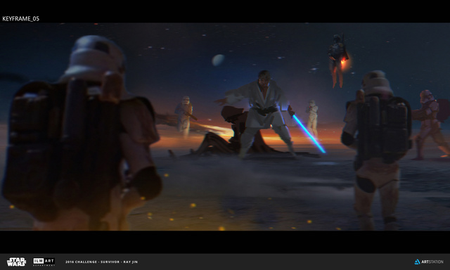 2016 ILM Art Department Challenge Entry by Ray Jin 