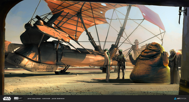 2016 ILM Art Department Challenge Entry by Jacek Babinski 