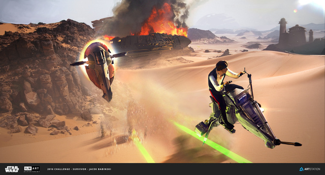 2016 ILM Art Department Challenge Entry by Jacek Babinski 