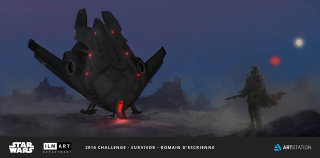 2016 ILM Art Department Challenge Entry by Romain D'escrienne 