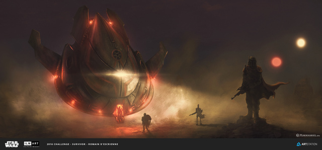 2016 ILM Art Department Challenge Entry by Romain D'escrienne 