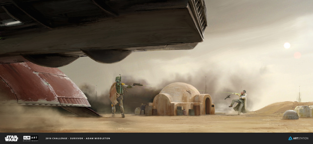 2016 ILM Art Department Challenge Entry Adam Middleton 