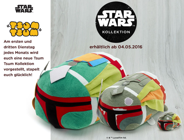 Promo for Star Wars Day Boba Fett Tsum Tsum Releases (2016) (German Variant)  