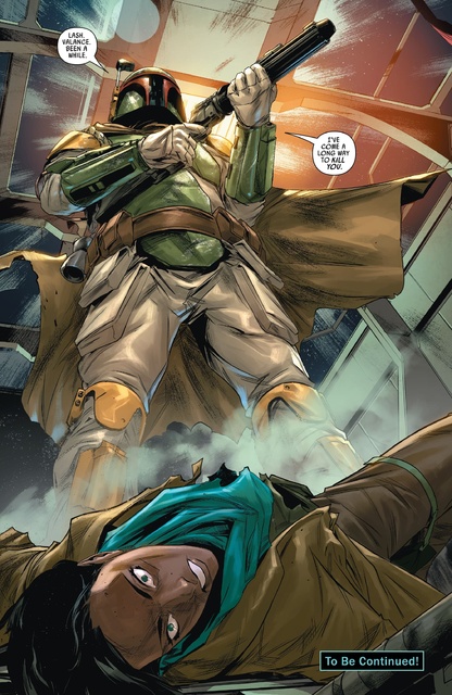 Boba Fett in Star Wars: Bounty Hunters #4 