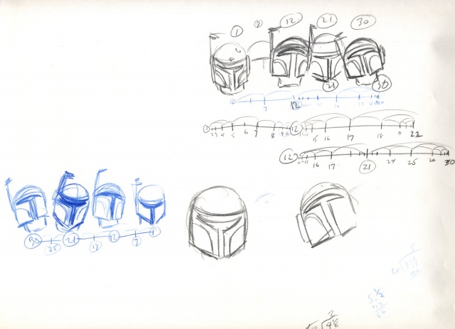 "Holiday Special" Thumbnail Sketches for Boba Fett by John Celestri 