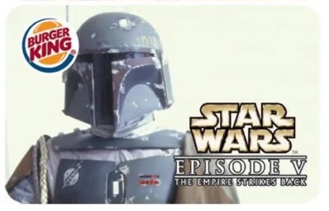 Burger King Lenticular "Episode V" Boba Fett Card  