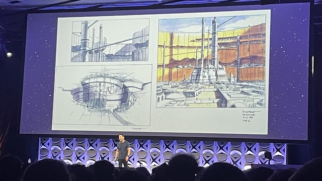 Unused Concept Art of Mos Espa that Doug Chiang Made for The Phantom Menace, Seen in The Book of Boba Fett 