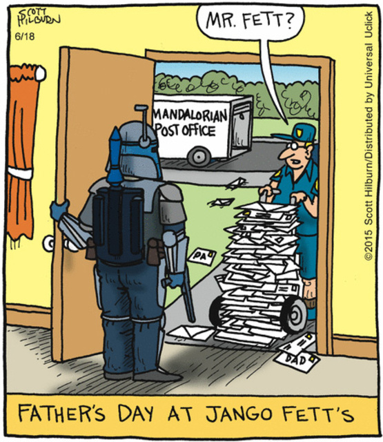"Father's Day at Jango Fett's" by Scott Hilburn 