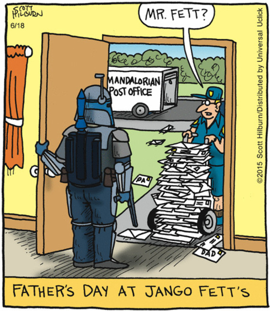 "Father's Day at Jango Fett's" by Scott Hilburn  