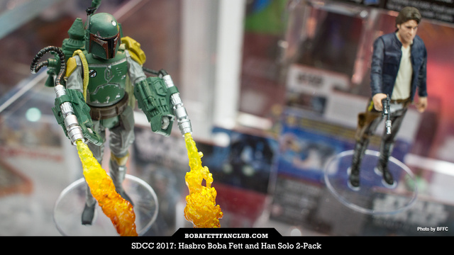 Hasbro Boba Fett / Han Solo 2-Pack at SDCC 2017  