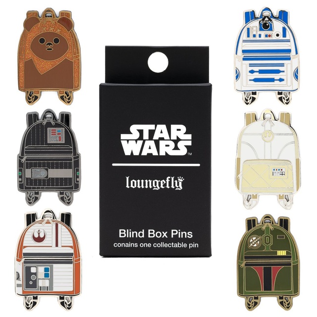 Loungefly Star Wars Mini Boba Fett Backpack Pins  